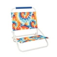 thumbnail image 2 of Mainstays Folding Beach Sand Chair, Tie Dye, 2 of 10