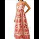 thumbnail image 2 of Vestido Maxi Floral de Verano 2025 para Mujer, Sin Mangas, con Tirantes Finos, Estampado, Fruncido, Estilo Bohemio, para Playa Rojo S, 2 of 7