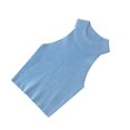 thumbnail image 2 of Jumpingount Chaleco Casual moda femenina sólido sin mangas Sexy chalecos transpirable alta elasticidad camiseta sin mangas ropa mujer Prendas para la parte del cuerpo Azul Jumpingount AP017527-05, 2 of 6