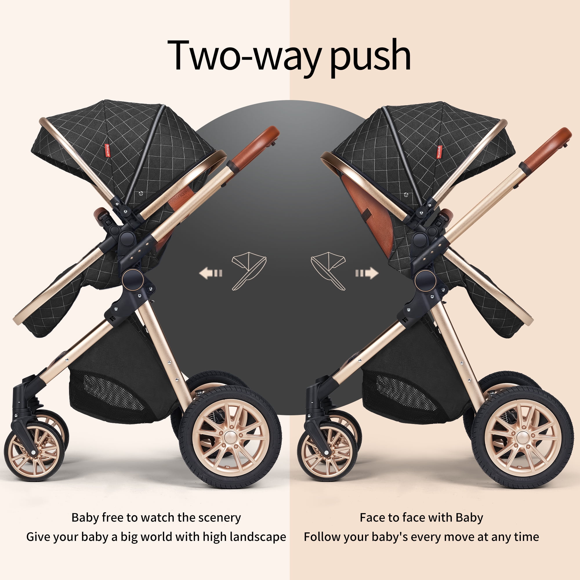 B childhood stroller top