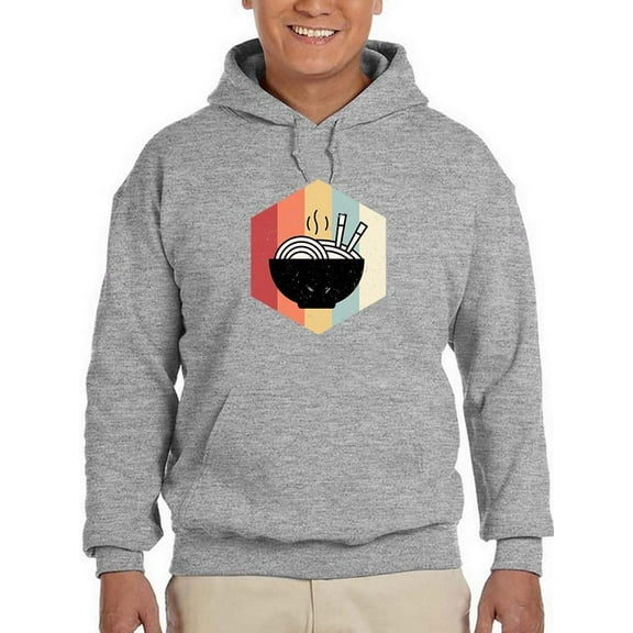 Ramen Icon Hoodie Men -Smartprints Designs, Male 4X-Large