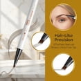 thumbnail image 3 of 4-Claw Liquid Eyebrow Pencil, 6 Colors, Waterproof Natural Looking Microblading Effect, Professional Makeup Tool with Fine Tip (5#Brown), 3 of 7