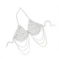 thumbnail image 1 of Women Crystal Lingerie Bikini Bra Halter Backless Rhinestone Chain Bra, 1 of 6