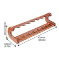 thumbnail image 4 of NOVELAR Classic Wood Pipe Display Rack, Securely Holds 8 Pipes, Home Decor for Pipe Enthusiasts, 4 of 7