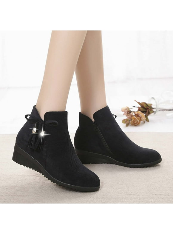 side zip winter boots