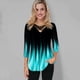 thumbnail image 1 of Jersey de temperamento informal transfronterizo con cuello en V camiseta suelta de mujer verde M MABOTO Verde XL, 1 of 4