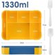 thumbnail image 4 of Lunch Box for Kids, 6 Compartments, Leakproof for School, Office (Red), 4 of 5