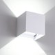 thumbnail image 2 of Aplique de pared moderno LED lámpara de pared impermeable de aluminio con haz interior al aire libre para baño dormitorio pasillo, 2 of 5