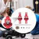 thumbnail image 5 of 1:28 RC Car Diferencial Actualización Suministro de metal resistente Reemplazo para rojo, 5 of 9