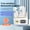 White, variant on Sports Bluetooth earphones, digital display, mini ultra long battery life, wireless waterproof and noise reducing call, bilateral stereo earphone with earplugs
