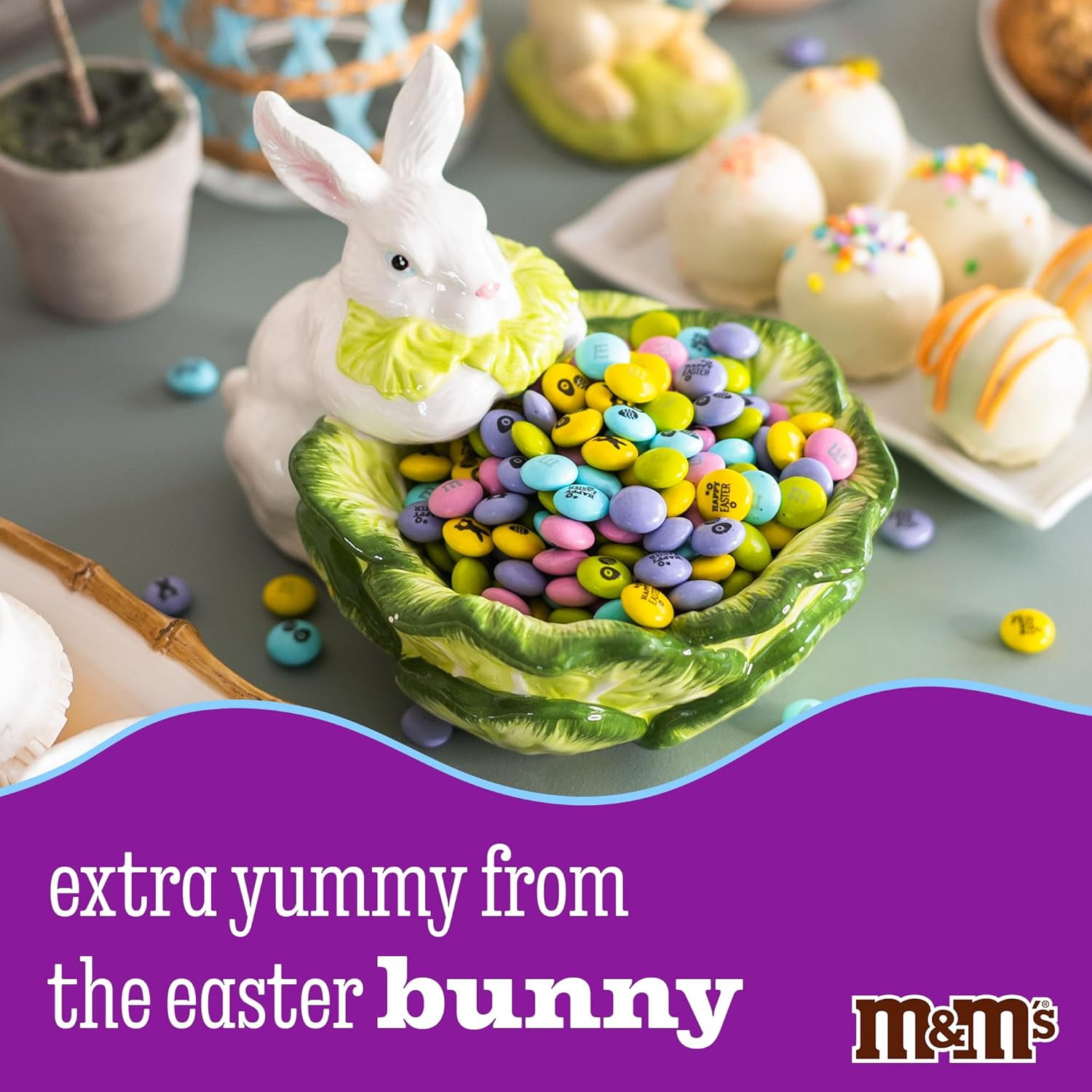 M&M'S Easter Milk Chocolate Candy, 2lb Resealable Bulk Bag