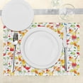 thumbnail image 3 of Ambesonne Tiki Bar Place Mats Set of 4, Tropic Cocktails, Standard Size, Multicolor, 3 of 6