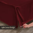 SGI Bedding 11 Inch Pleated Bed Skirt Microfiber Bed Skirt Fade
