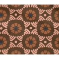 thumbnail image 4 of oneOone Cotton Flex Brown Fabric Floral Block Craft Projects Decor Fabric Printed By The Yard 40 Inch Wide, 4 of 4