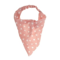 Unique Bargains 1 Pc Polkadots Headwrap for Women Pink