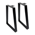 thumbnail image 3 of 2x Metal Table Legs Iron Desk Legs DIY for Coffee Tables Night Stands Office, 3 of 8