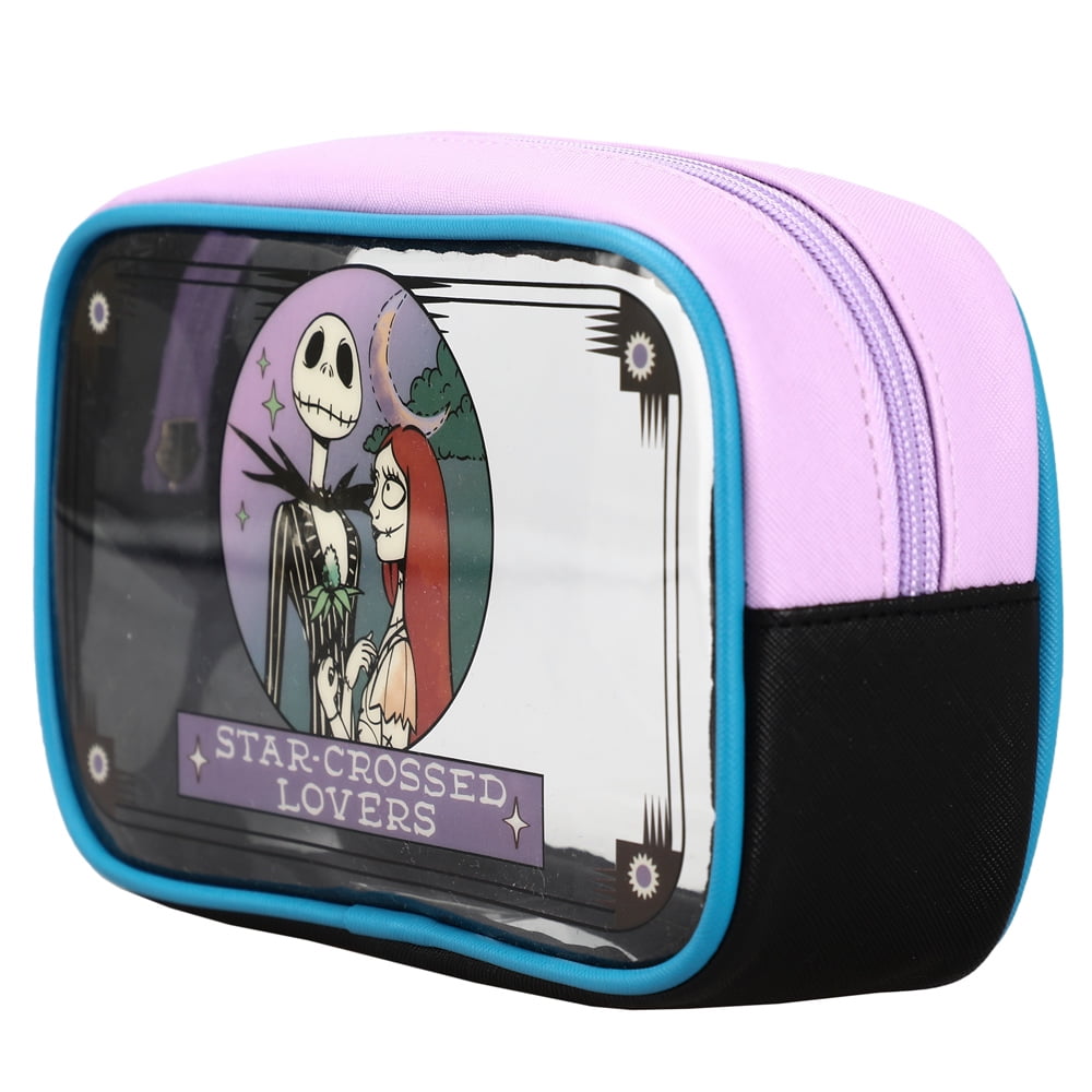 Disney Nightmare Before Christmas Travel Toiletry Makeup Bag 3-Piece Set