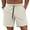 Parchment, variant on Iceglad Mens Athletic Shorts Elastic Drawstring 7in Inseam Stretch Waffle Running Gym Khaki M