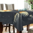 thumbnail image 3 of JSTEL Cat Kitten Cute Table Cloth Square 54 x 54 Inch Tablecloth Anti Wrinkle Table Cover for Dining Kitchen Parties, 3 of 6
