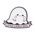 thumbnail image 4 of Broche Mignonne d'Halloween Blanche Accessoires de Vêtements Col Épingle Commémorative de Vacances, 4 of 4