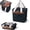 Leeward Navy - Small, variant on CleverMade Tahoe Large Collapsible Cooler Bag, Leakproof Insulated Soft Cooler, Heather Cool Gray/Midnight Black
