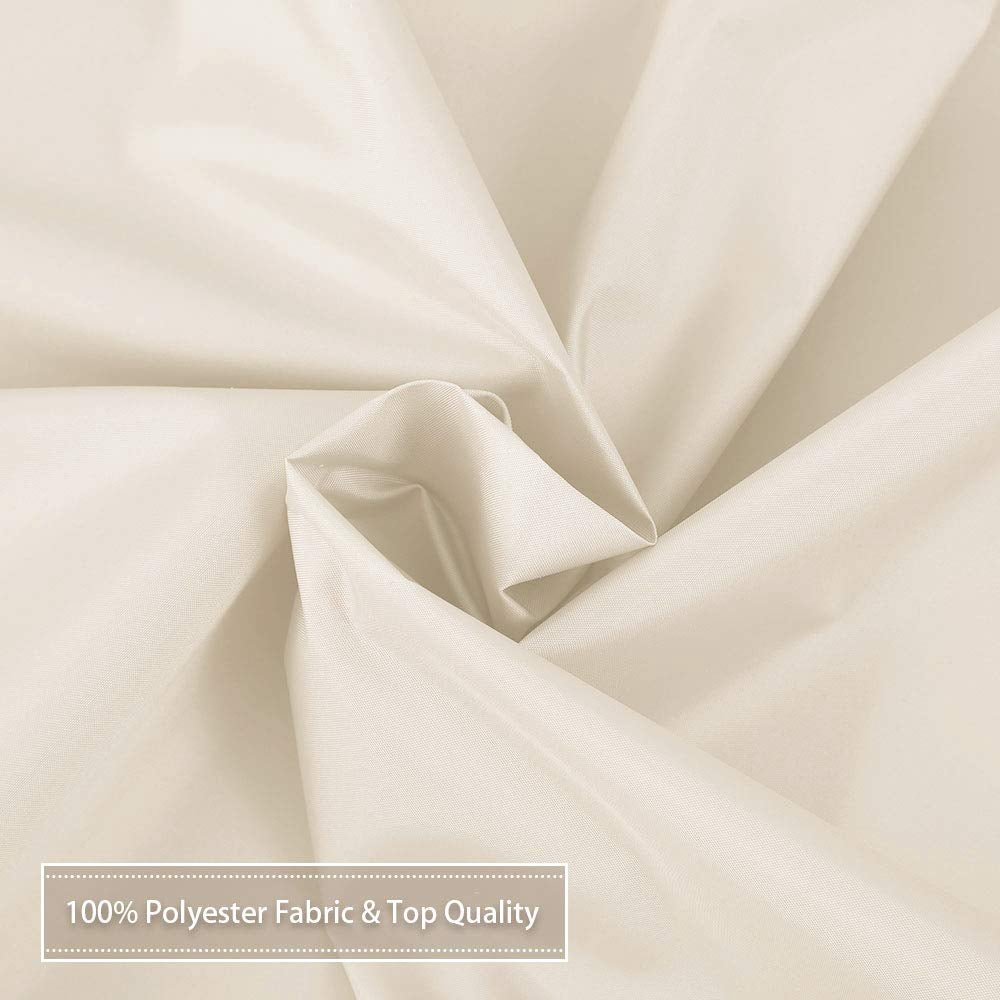 DSstyles Hotel Quality 100% Waterproof Fabric Shower Curtain Liner with Magnets for Bathroom