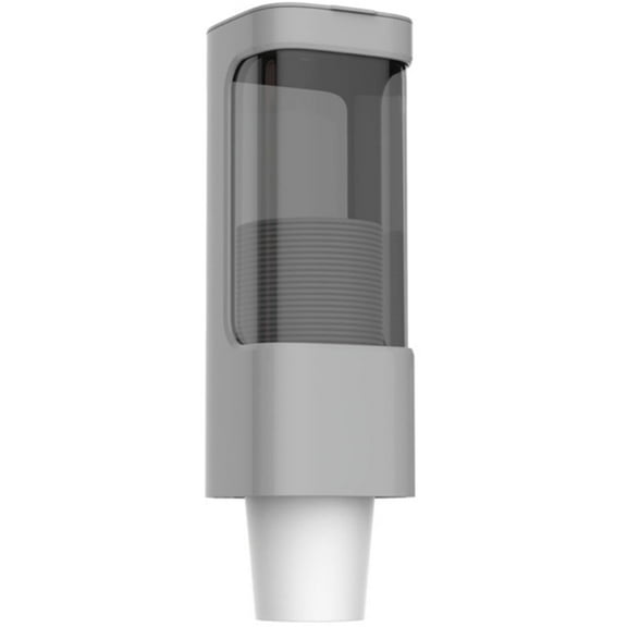 CIYAPED Adhesive Wall Mounted PP Small Water Cup Dispenser Dust-Proof Design