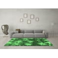 thumbnail image 3 of Ahgly Company Indoor Rectangle Abstract Emerald Green Modern Area Rugs, 7' x 10', 3 of 4