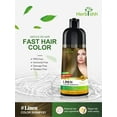 thumbnail image 5 of (3 pack) Herbishh Hair Color Shampoo for Grey Hair 500ml + Argan Hair Mask for Dry or Damaged Hair | Hair Dye | Cover Grey Hair for Men and Women (Linen), 5 of 9