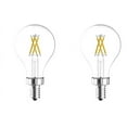 thumbnail image 2 of (2 pack) GE 47957 relax LED comfortable soft white A15 LED Light bulbs, candelabra base, 40 watt equivalent, 320 lumens, HD light, 13 year life, 2 of 3