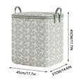 thumbnail image 3 of Large Quilt Storage Bag | Extra Large 45x60x60cm | Water-Resistant Non-Woven Fabric | Foldable Moving & Packing Organizer for Clothes, Bedding & Dorm Use, 3 of 5