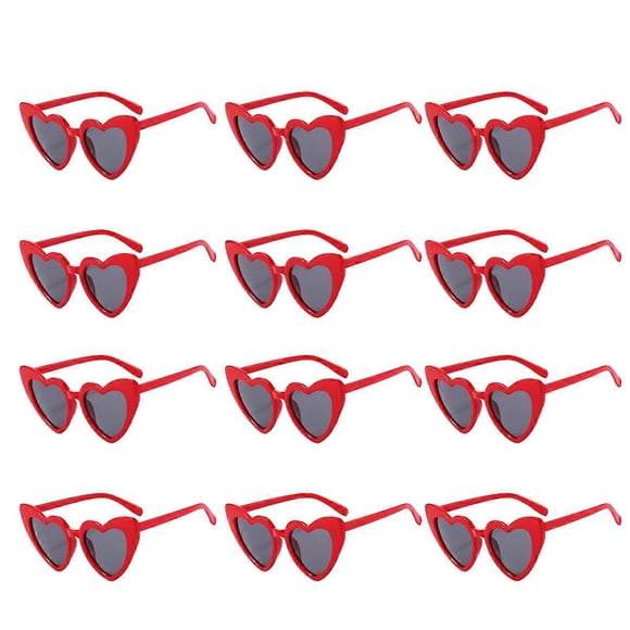 Wedding Heart Shaped Sunglasses Bachelorette Party Glasses Bridesmaid Groomsmen Gifts