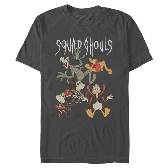 Mens Mickey & Friends Halloween Squad Ghouls T Shirt