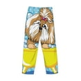 thumbnail image 5 of Easygdp Dog Takes a Bath in the Bathtub Men's Pajama Pant, Sleep Elastic Waistband Lounge Pants - Medium, 5 of 9