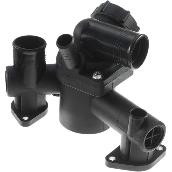 A-Premium Engine Coolant Thermostat Housing Assembly Compatible with Ford Thunderbird 2003-2005 Lincoln LS 2003-2006 V8 3.9L