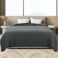 thumbnail image 2 of PiccoCasa Soft Lightweight Down Alternative Comforter Dark Gray King, 1 Count, 2 of 7