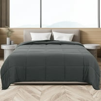 REGALWOVEN Duvet Insert Soft Lightweight Down Substitute Comforter for All Seasons Dark Gray King