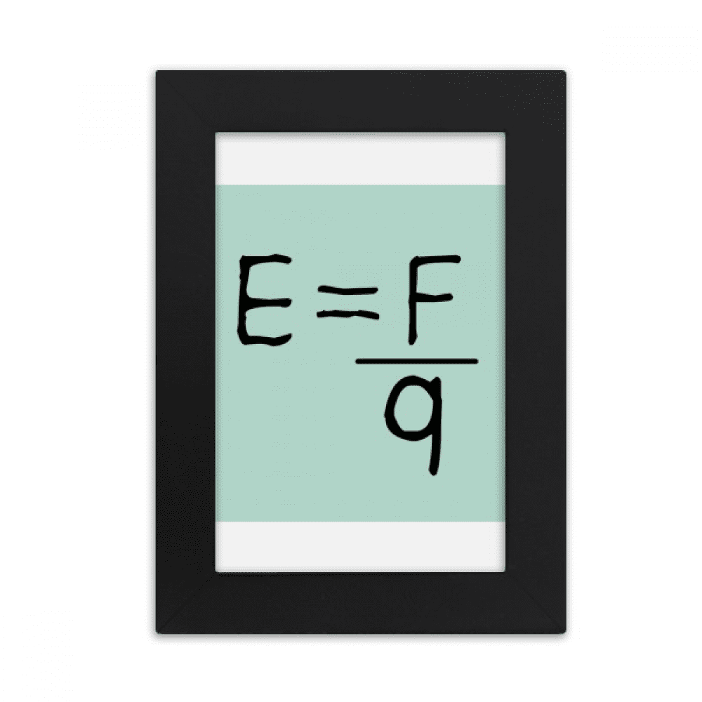 Electric Field Intensity Formula Desktop Photo Frame Picture Display Art Painting Exhibit