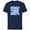 Navy, variant on Disney 100 Donald and Daisy Happy Faces D100 - Short Sleeve Cotton T-Shirt for Adults - Customized-White