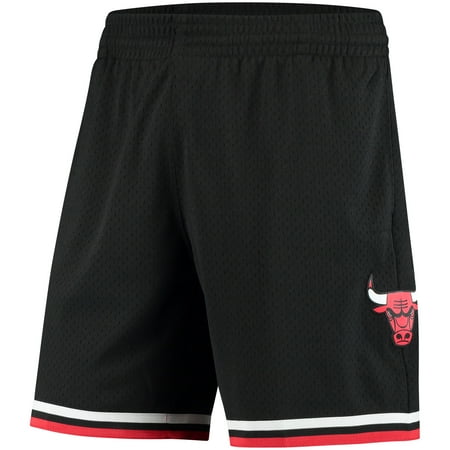 - Chicago Bulls Mitchell & Ness Hardwood Classics Swingman Shorts - Black