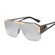 thumbnail image 1 of Gafas De Sol cuadradas para hombre y mujer, lentes De Sol con montura De gran tamaño, a la moda, De diseñador De marca, clásicas, sin montura, 1 of 4