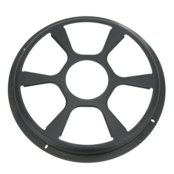 Protector de altavoz de audio para coche, embellecedor de puerta para altavoz de subwoofer, rejilla decorativa negra de 25,4 cm