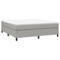 thumbnail image 3 of vidaXL Bed Frame Upholstered Mattress Foundation Bedroom Furniture Fabric, 3 of 8