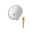 thumbnail image 1 of DROP Bath and Kitchen DR091209 Undermount Bathroom Sink Set, 1 of 4