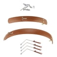 thumbnail image 4 of Almencla Folding Bike Mudguard Front & Rear Fenders Adult Mud Guard for Sports Riding 16inch Brown, 4 of 8
