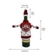 thumbnail image 2 of Juego de Botellas de Vino de Navidad Xihbxyly Copo de Nieve, 2 of 2