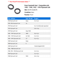 thumbnail image 2 of Front Camshaft Seal - Compatible with 1985 - 1990, 1992 - 1994 Plymouth Colt 1986 1987 1988 1989 1993, 2 of 2
