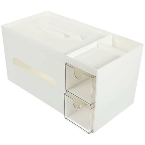 unbranded  Desk Organizer Office Storage Case Cute Accessories Women Drawers White