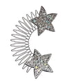 thumbnail image 4 of Fijador de acabado para el cabello, peine con pinza para el cabello, horquillas con diamantes de imitación para novia, accesorios para insertar, Mini Plata Fernando Peine, 4 of 8