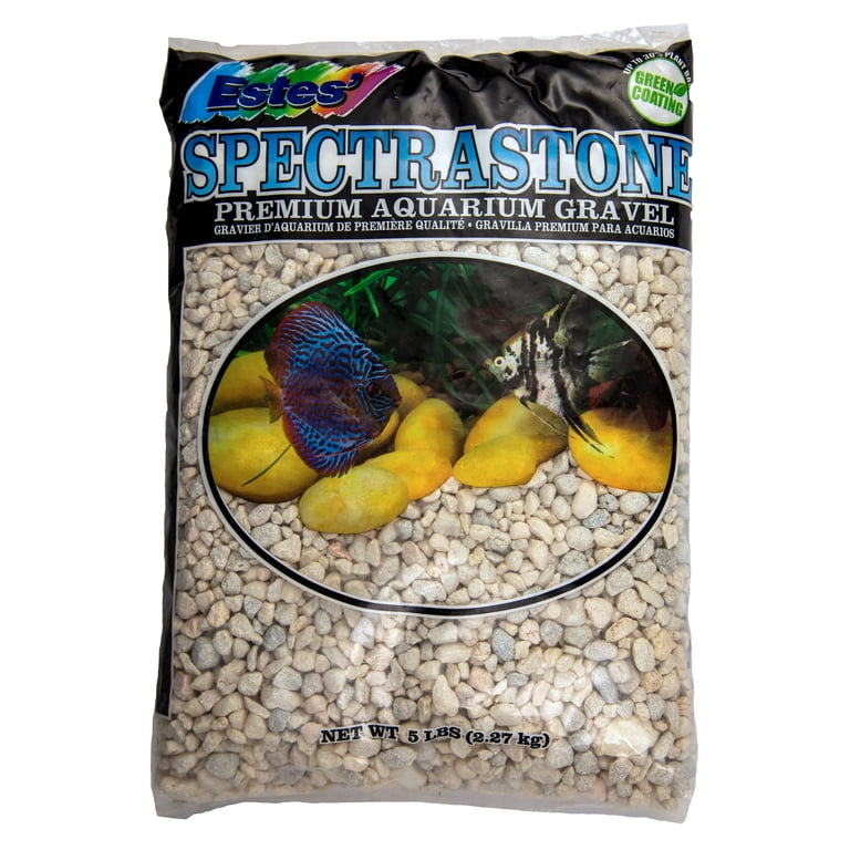 Spectrastone Special White Aquarium Gravel, 5 Lbs photo 1